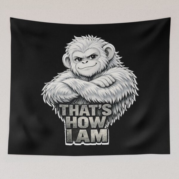 Item preview, That’s How I Am – White Ape Attitude Graphic (2) designed and sold by Cabrasco.