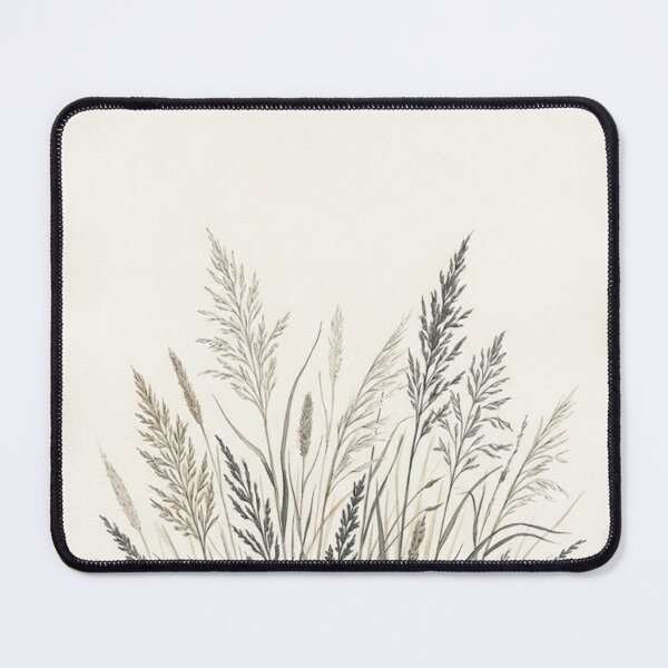 Item preview, Minimalist Tall Grass Study – Neutral Botanical Watercolor Painting designed and sold by Zaramodo.