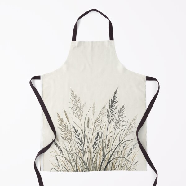 Item preview, Minimalist Tall Grass Study – Neutral Botanical Watercolor Painting designed and sold by Zaramodo.