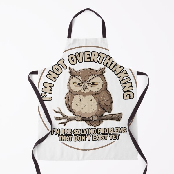 Item preview, I'm Not Overthinking Shirt, Funny Owl Tee, Anxiety Humor T-Shirt, Introvert Tee designed and sold by imad triake.
