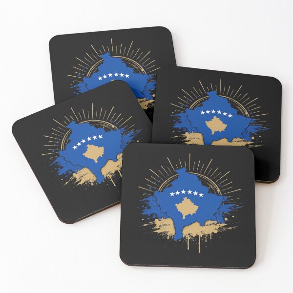 Item preview, Flag Map Of Kosovo Retro Vintage designed and sold by Michaeltien.