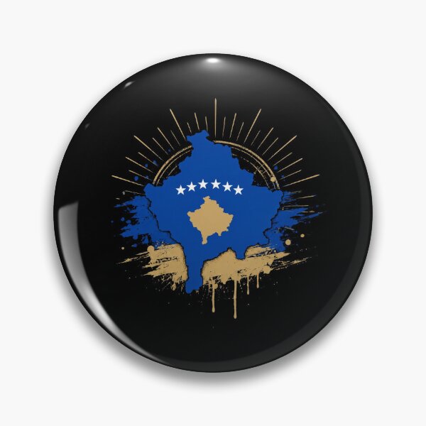 Item preview, Flag Map Of Kosovo Retro Vintage designed and sold by Michaeltien.