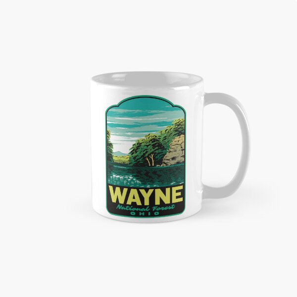 Item preview, Wayne National Forest Lake Vesuvius Retro Travel Art designed and sold by HalpinDesign.