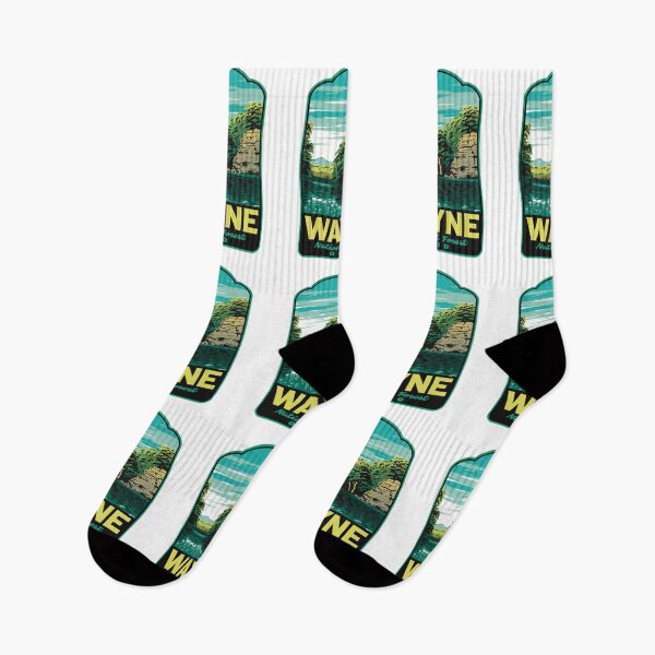 Item preview, Wayne National Forest Lake Vesuvius Retro Travel Art designed and sold by HalpinDesign.