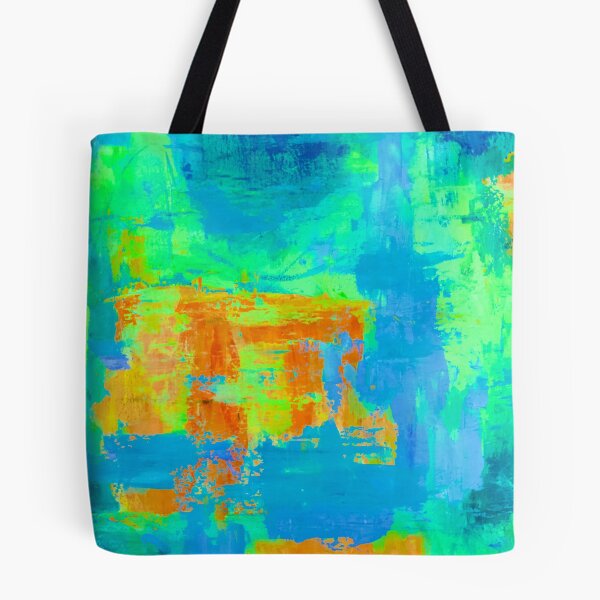 Item preview, abstract in green and blue designed and sold by Tereza Pilar  Art.