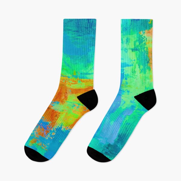 Item preview, abstract in green and blue designed and sold by Tereza Pilar  Art.