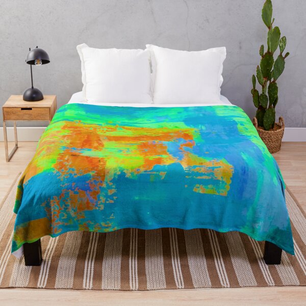 Item preview, abstract in green and blue designed and sold by Tereza Pilar  Art.
