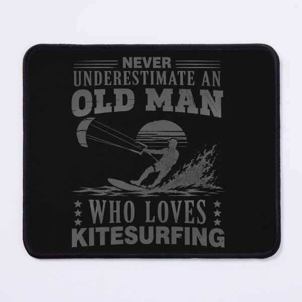 Item preview, Never Underestimate An Old Man Who Loves Kitesurfing Retro designed and sold by BettaSanzones.