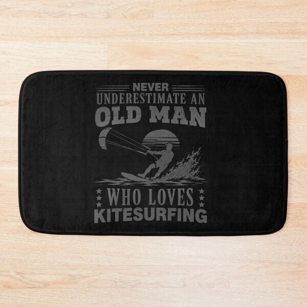 Item preview, Never Underestimate An Old Man Who Loves Kitesurfing Retro designed and sold by BettaSanzones.