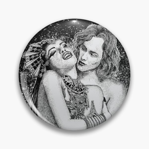 Item preview, Akasha & Lestat | Queen of the Damned Gothic Art | Dark Aesthetic Illustration designed and sold by ONYX ART & DESIGN.