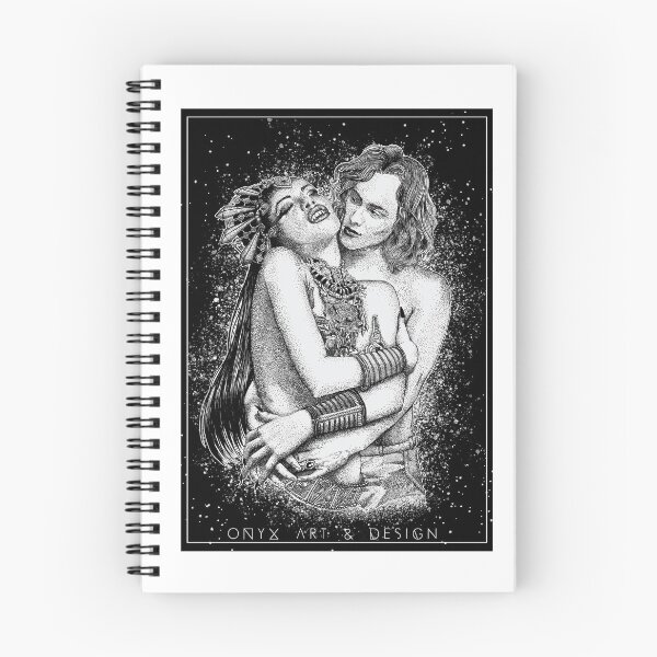 Item preview, Akasha & Lestat | Queen of the Damned Gothic Art | Dark Aesthetic Illustration designed and sold by ONYX ART & DESIGN.
