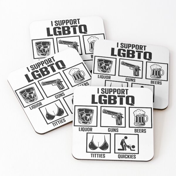 Item preview, I Support LGBTQ Parody Artwork  designed and sold by MusixMerch.