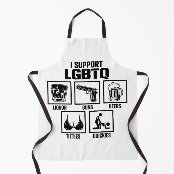 Item preview, I Support LGBTQ Parody Artwork designed and sold by MusixMerch.