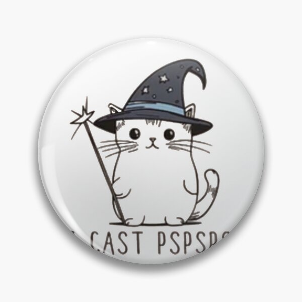Item preview, I Cast Pspsps Cute Cat Wizard designed and sold by roartusa.
