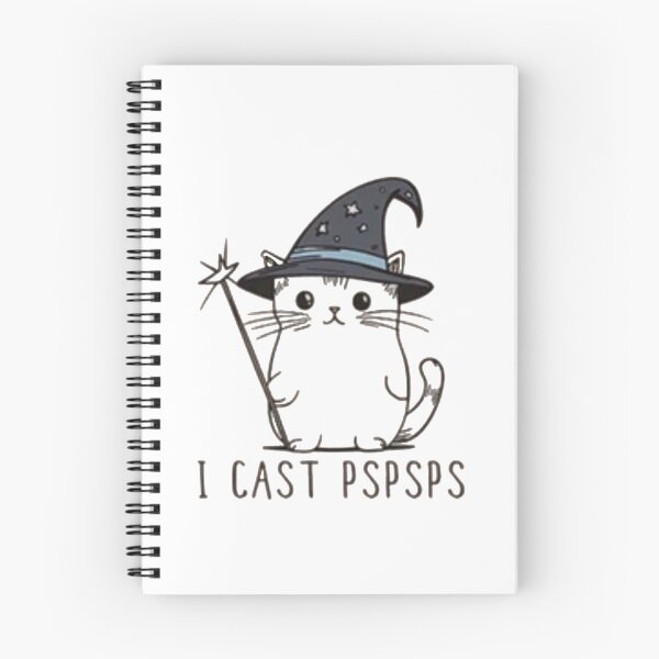 Item preview, I Cast Pspsps Cute Cat Wizard designed and sold by roartusa.