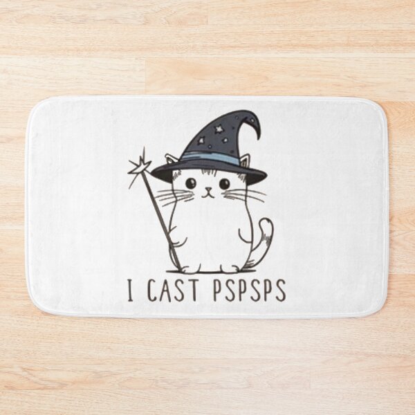 Item preview, I Cast Pspsps Cute Cat Wizard designed and sold by roartusa.