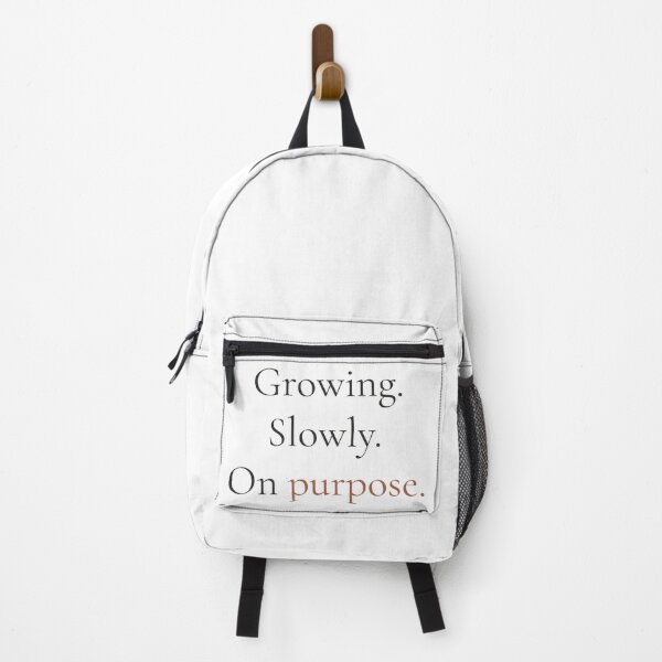 Item preview, Growing Slowly On Purpose - Minimalist Self Growth Quote Shirt designed and sold by DaysLoading.