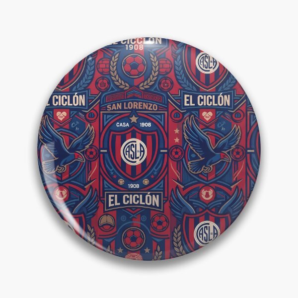 Item preview, San Lorenzo De Almagro El Ciclon Pattern 2 designed and sold by ART ATTACK ZONE.