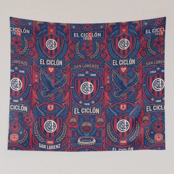 Item preview, San Lorenzo De Almagro El Ciclon Pattern 2 designed and sold by ART ATTACK ZONE.