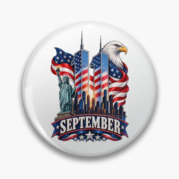 Item preview, USA Anniversary | September 11 Stickers & Posters designed and sold by AZ Atelier.