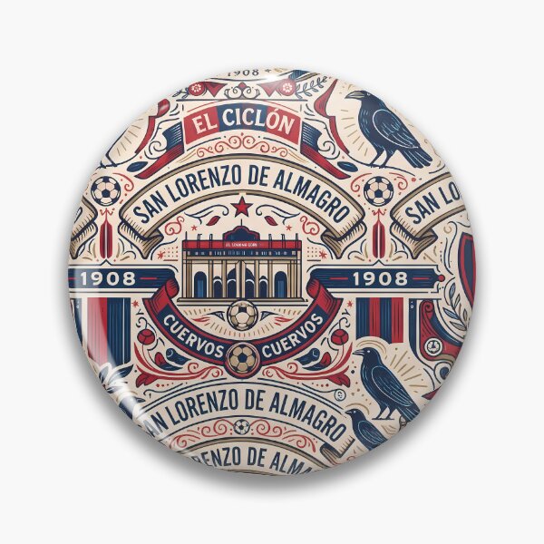 Item preview, San Lorenzo De Almagro El Ciclon Pattern 4 designed and sold by ART ATTACK ZONE.