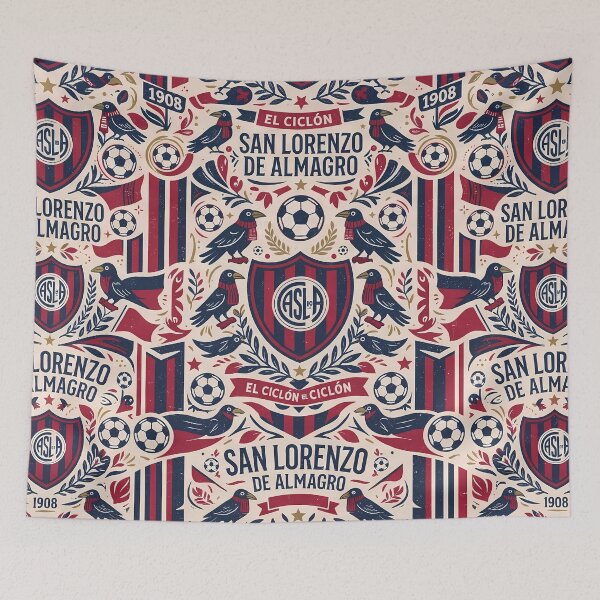 Item preview, San Lorenzo De Almagro El Ciclon Pattern 5 designed and sold by ART ATTACK ZONE.