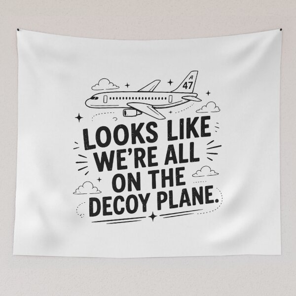 Item preview, Decoy Plane, Anti Trump, Pro-democratic, liberal mom, Democrat Protest designed and sold by Cchotlan.