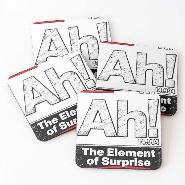 Item preview, Ah! The Element of Surprise Vintage Retro Design designed and sold by Bekado.