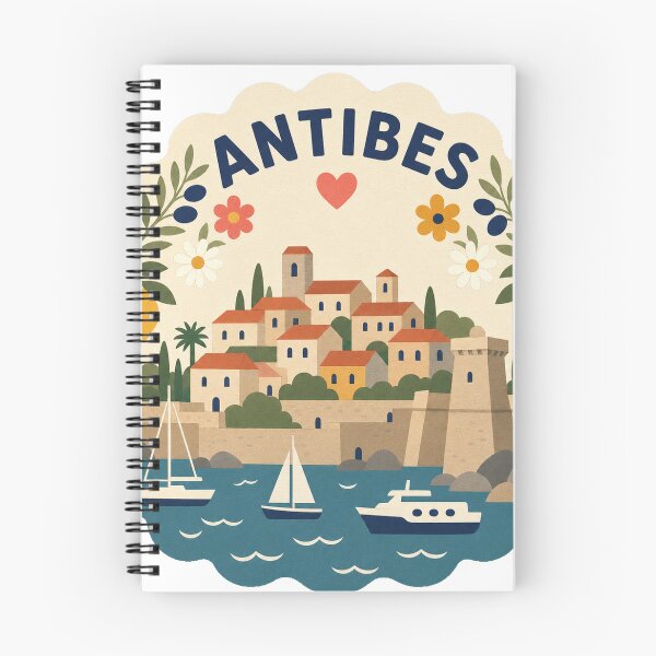 Item preview, Antibes France Travel Souvenir Modern Folk Art designed and sold by VisualArtsOasis.