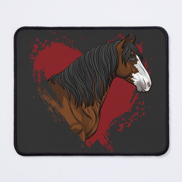 Item preview, The head of Abaco's horse and a red heart designed and sold by Cheval-de-coeur.