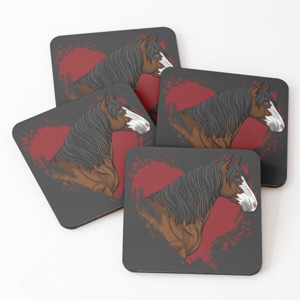 Item preview, The head of Abaco's horse and a red heart designed and sold by Cheval-de-coeur.