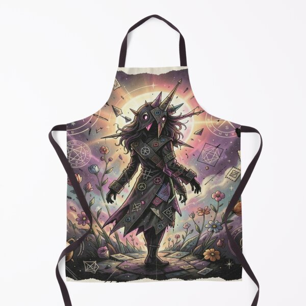 Item preview, Surreal Chaotic Cosmic Figure with mystic symbol flow designed and sold by FotoworldEdel.