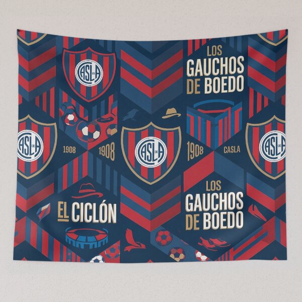 Item preview, San Lorenzo De Almagro El Ciclon Pattern Argentina designed and sold by ART ATTACK ZONE.