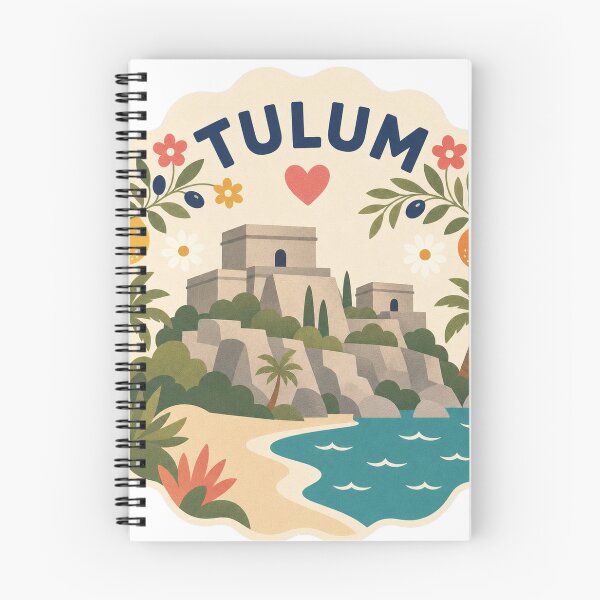 Item preview, Tulum Mexico Travel Souvenir Modern Folk Art designed and sold by VisualArtsOasis.