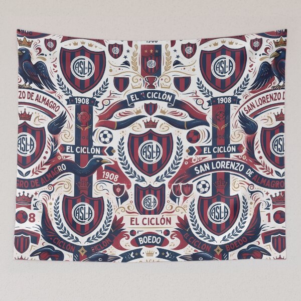 Item preview, San Lorenzo De Almagro El Ciclon Pattern BOEDO designed and sold by ART ATTACK ZONE.