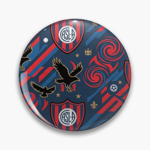 Item preview, San Lorenzo De Almagro El Ciclon Pattern AZULGRANA designed and sold by ART ATTACK ZONE.