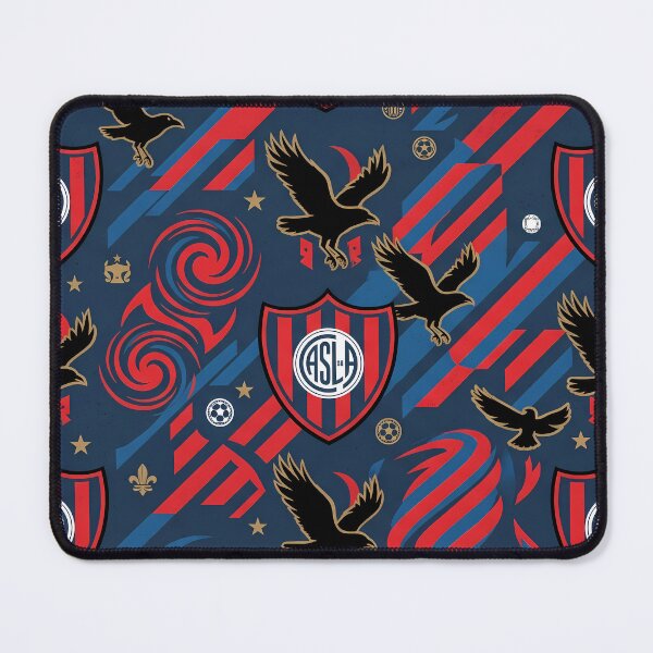 Item preview, San Lorenzo De Almagro El Ciclon Pattern AZULGRANA designed and sold by ART ATTACK ZONE.