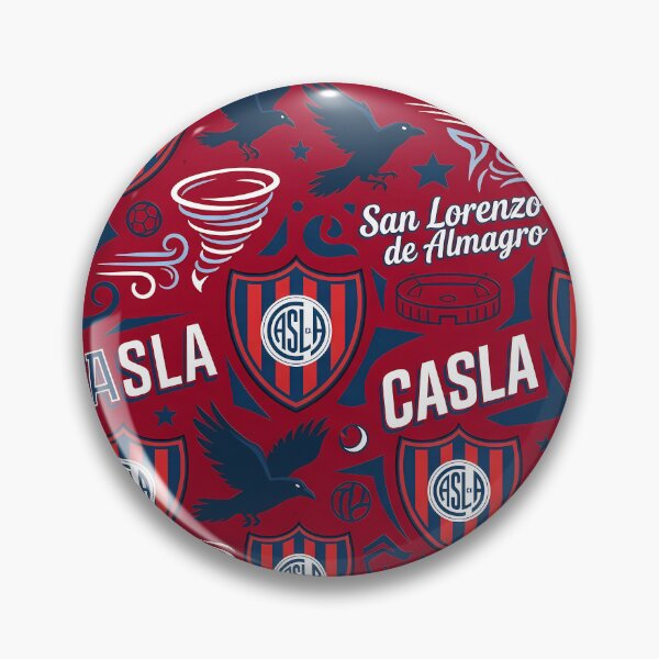 Item preview, San Lorenzo De Almagro El Ciclon Pattern Colors designed and sold by ART ATTACK ZONE.