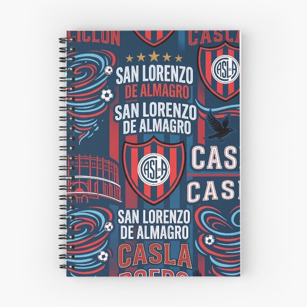 Item preview, San Lorenzo De Almagro El Ciclon Pattern Cuervo designed and sold by ART ATTACK ZONE.