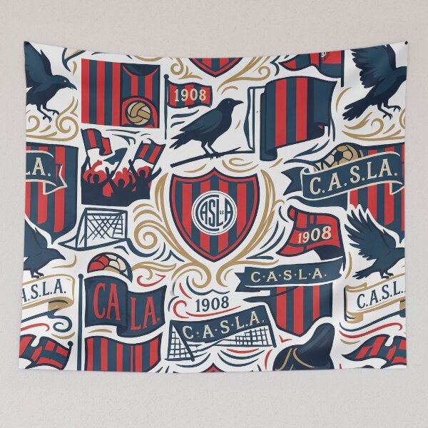 Item preview, B San Lorenzo De Almagro El Ciclon Pattern designed and sold by ART ATTACK ZONE.