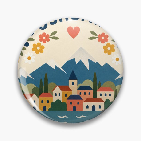 Item preview, Ushuaia Argentina Travel Souvenir Modern Folk Art designed and sold by VisualArtsOasis.