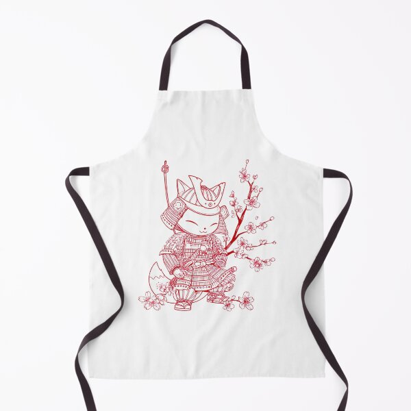 Item preview, samurai warrior with kitsune designed and sold by cutemakerotart.