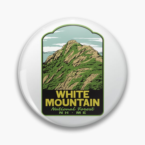 Artikelvorschau, White Mountain National Forest Mount Chocorua Retro Art entworfen und verkauft von HalpinDesign.