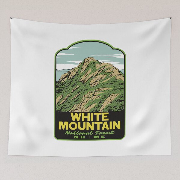 Item preview, White Mountain National Forest Mount Chocorua Retro Art designed and sold by HalpinDesign.