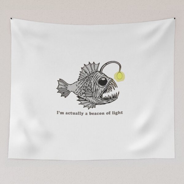 Item preview, Actually I’m a Beacon of Light Anglerfish designed and sold by roartusa.