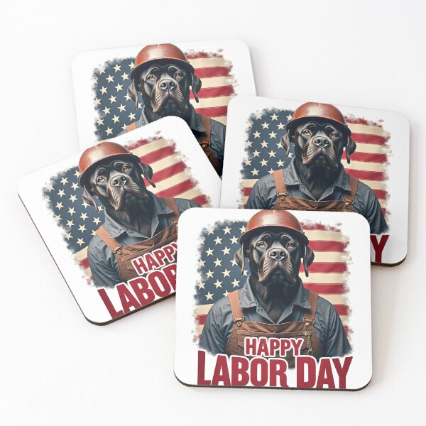 Item preview, HAPPY LABOR DAY CANE CORSO WORKER - USA FLAG designed and sold by PawsStudioAU.