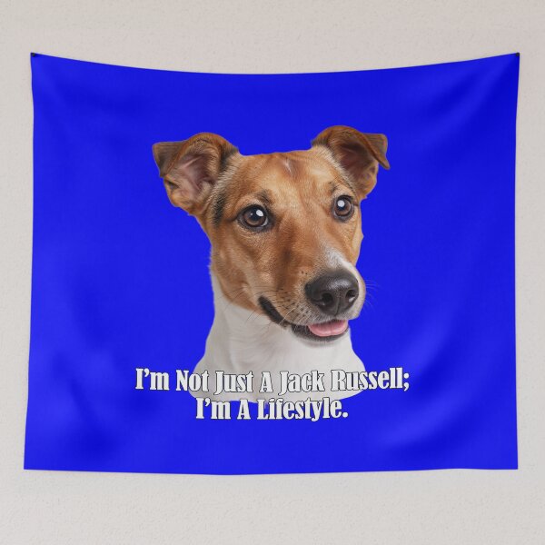 Aperçu de l'œuvre Propriétaire d'un Jack Russell : Je ne suis pas qu'un Jack Russell, je suis un style de vie. Design artistique créée et vendue par fantasticdesign.