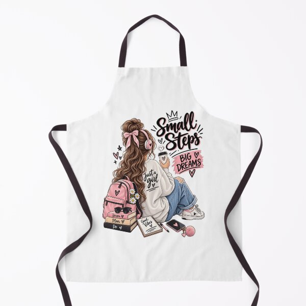 Item preview, Small Steps Big Dreams – Cute Girl Dreamer Aesthetic designed and sold by ✨ Daily Vibe Studio ✨.