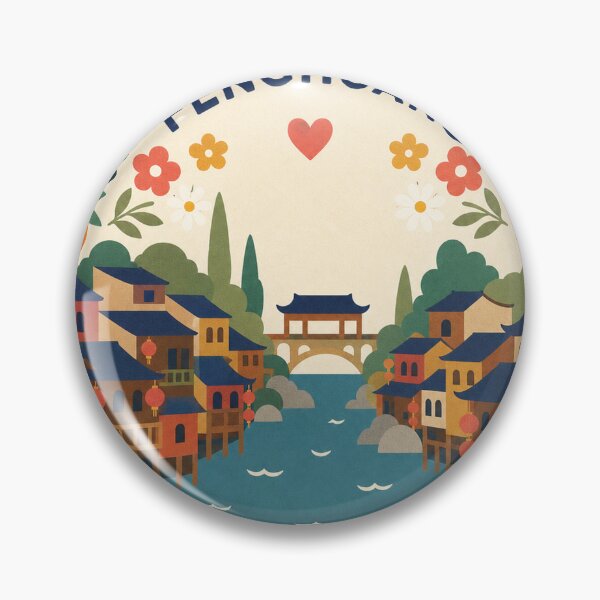 Item preview, Fenghuang China Travel Souvenir Modern Folk Art designed and sold by VisualArtsOasis.