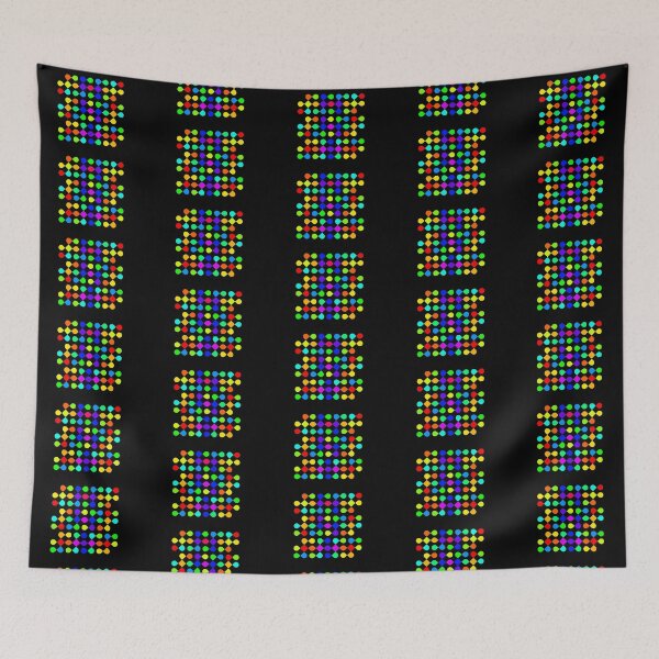 Item preview, Vibrant Rainbow Geometric Tile Design designed and sold by laxmanrajart.